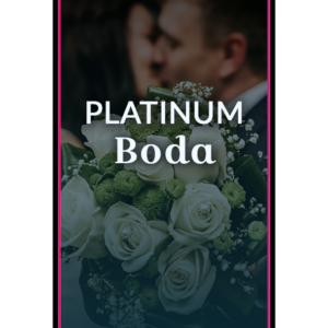 Invitación Boda Platinum