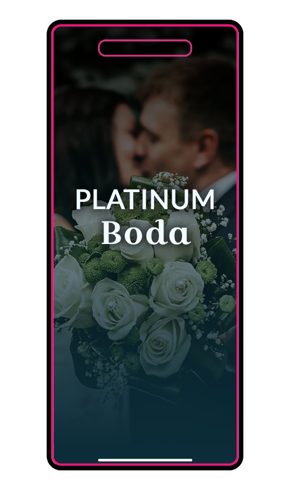 Invitación Boda Platinum