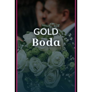 Invitación Boda Gold