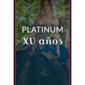 Invitación XV Platinum