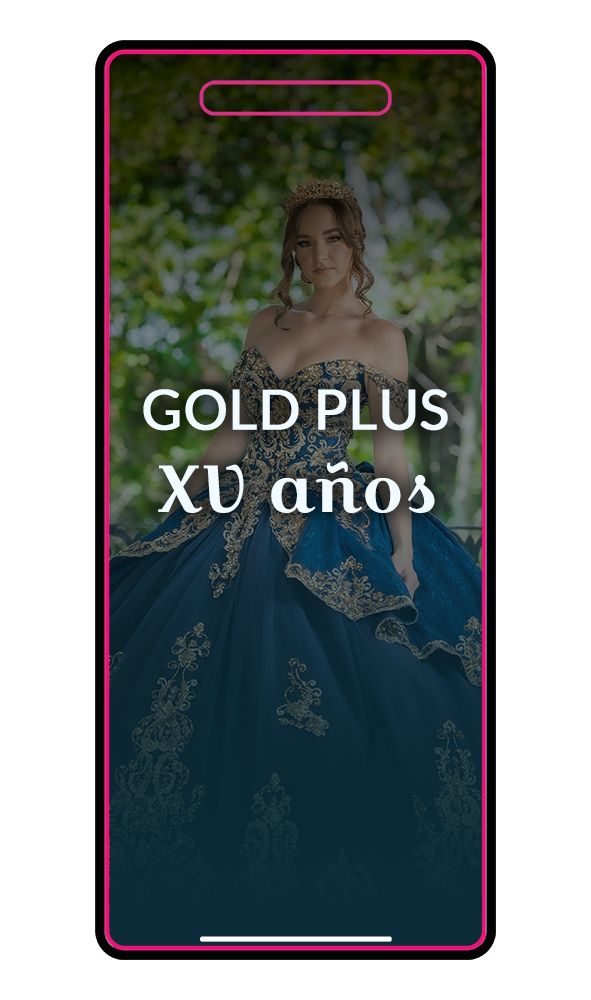 Invitación XV Años Gold Plus