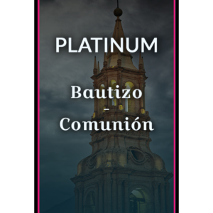Invitación Bautizo / Comunión Platinum
